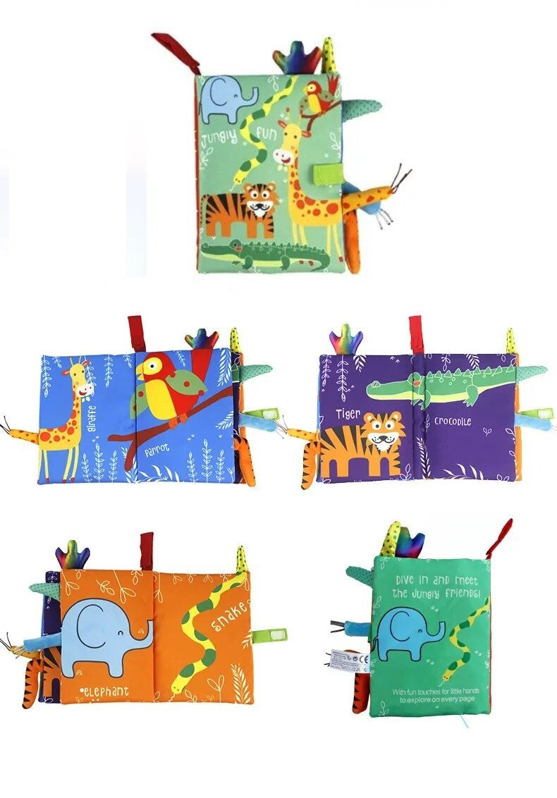 Livro de Pano Montessori com Cauda - Ama Mamma