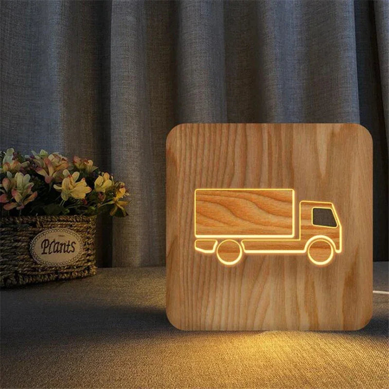 Luminária LED Design de Veículo para Decoração Ama Mamma - Ama Mamma