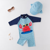 Macacão de Banho Summer + Chapéu Proteção UVA - Ama Mamma