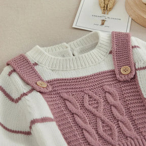 Macacão Tricot Listrado Confort Elegance para Bebê Ama Mamma - Ama Mamma