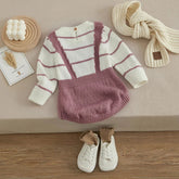 Macacão Tricot Listrado Confort Elegance para Bebê Ama Mamma - Ama Mamma