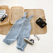 Macacão Jardineira Confortável Estilo Jeans Ama Mamma - Ama Mamma