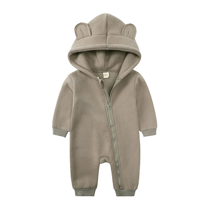 Macacão Moletom Infantil Peluciado Orelinha - Ama Mamma