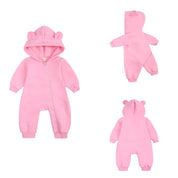 Macacão Moletom Infantil Peluciado Orelinha - Ama Mamma