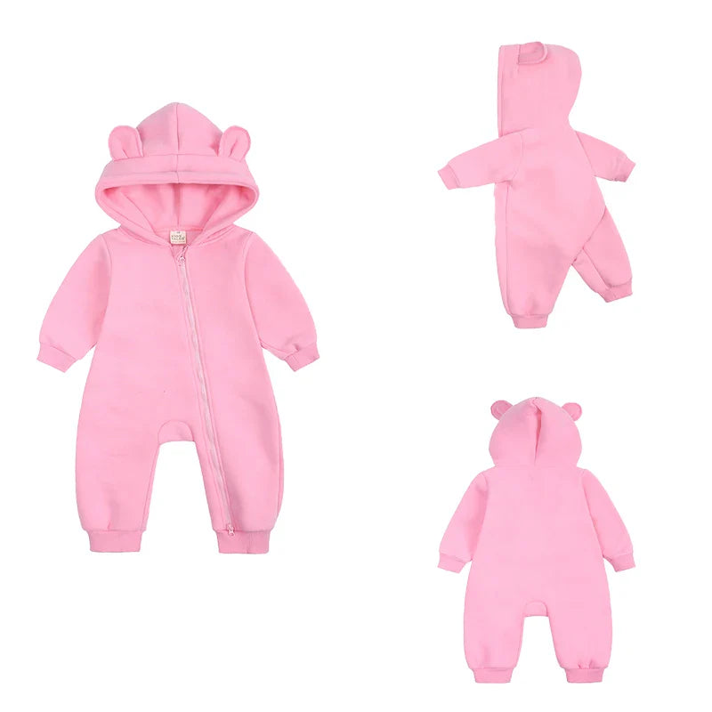 Macacão Moletom Infantil Peluciado Orelinha - Ama Mamma