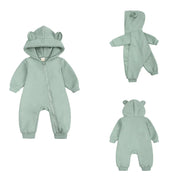 Macacão Moletom Infantil Peluciado Orelinha - Ama Mamma