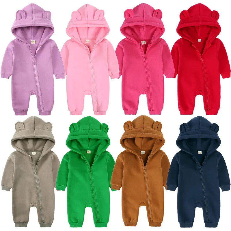 Macacão Moletom Infantil Peluciado Orelinha - Ama Mamma