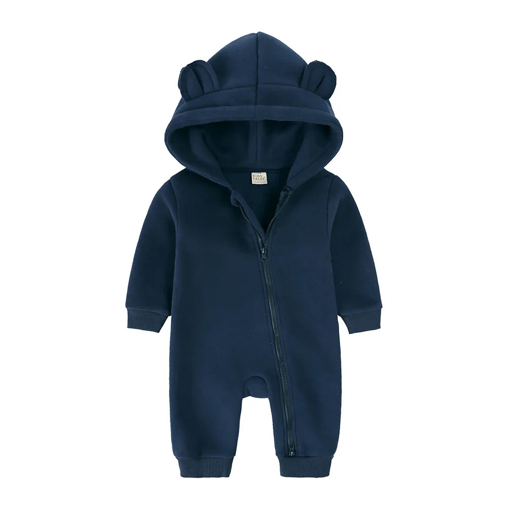 Macacão Moletom Infantil Peluciado Orelinha - Ama Mamma