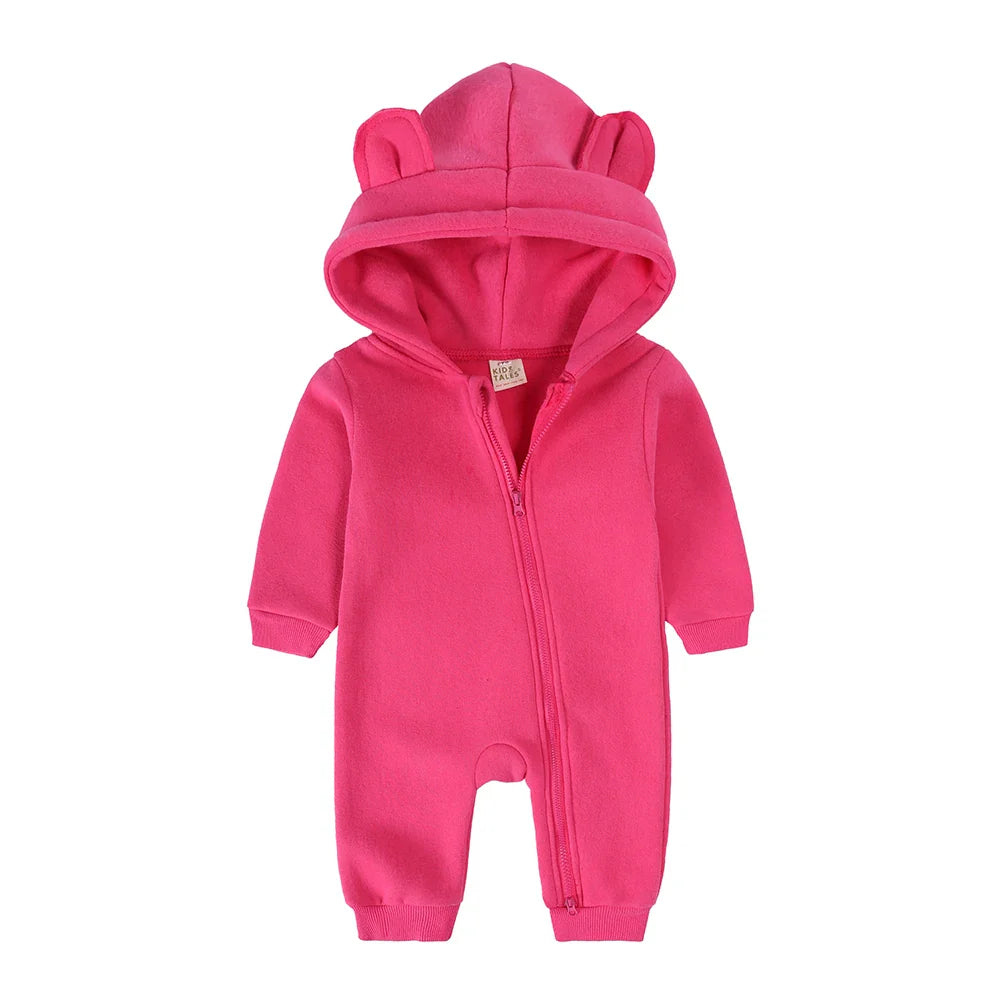 Macacão Moletom Infantil Peluciado Orelinha - Ama Mamma