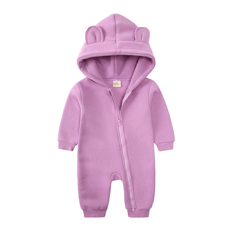 Macacão Moletom Infantil Peluciado Orelinha - Ama Mamma