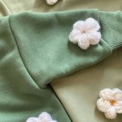 Macacão Romper Nuvens e Flores para Bebê Ama Mamma - Ama Mamma