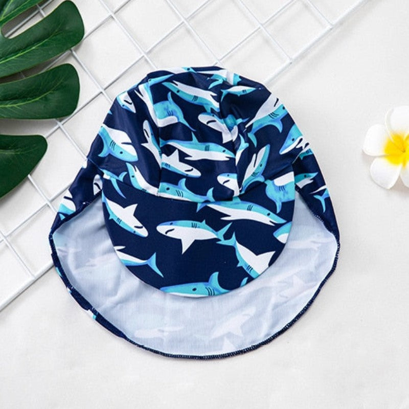 Macaquinho de Praia Infantil Manga Longa Tubarão - Ama Mamma