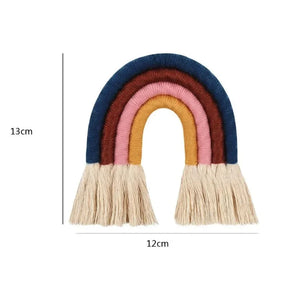 Decoração Boho Arco-Íris de Macramê Ama Mamma - Ama Mamma