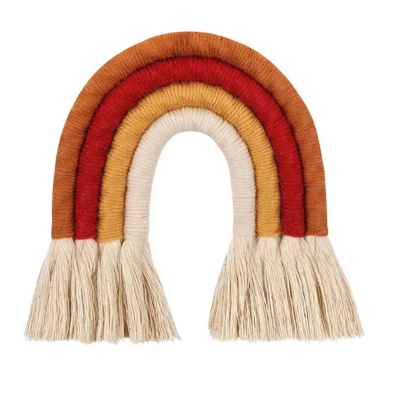 Decoração Boho Arco-Íris de Macramê Ama Mamma - Ama Mamma