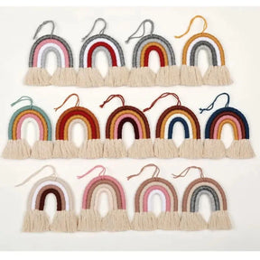 Decoração Boho Arco-Íris de Macramê Ama Mamma - Ama Mamma