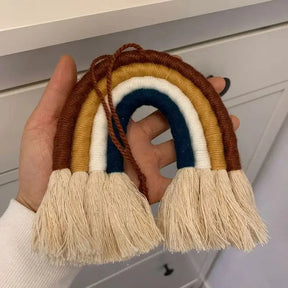 Decoração Boho Arco-Íris de Macramê Ama Mamma - Ama Mamma