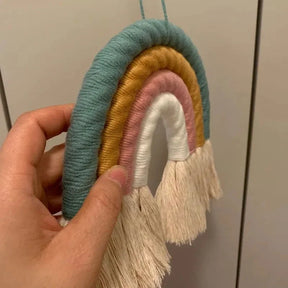 Decoração Boho Arco-Íris de Macramê Ama Mamma - Ama Mamma
