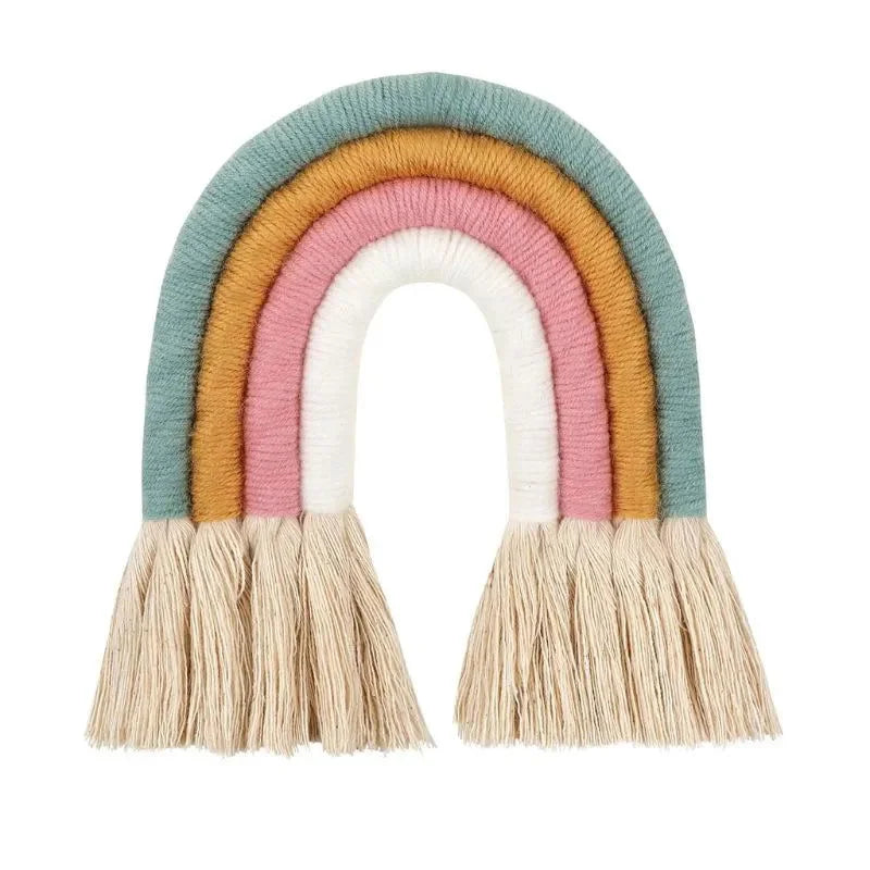 Decoração Boho Arco-Íris de Macramê Ama Mamma - Ama Mamma