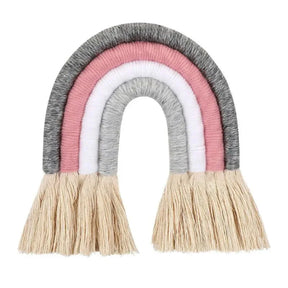 Decoração Boho Arco-Íris de Macramê Ama Mamma - Ama Mamma