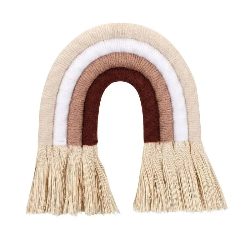 Decoração Boho Arco-Íris de Macramê Ama Mamma - Ama Mamma