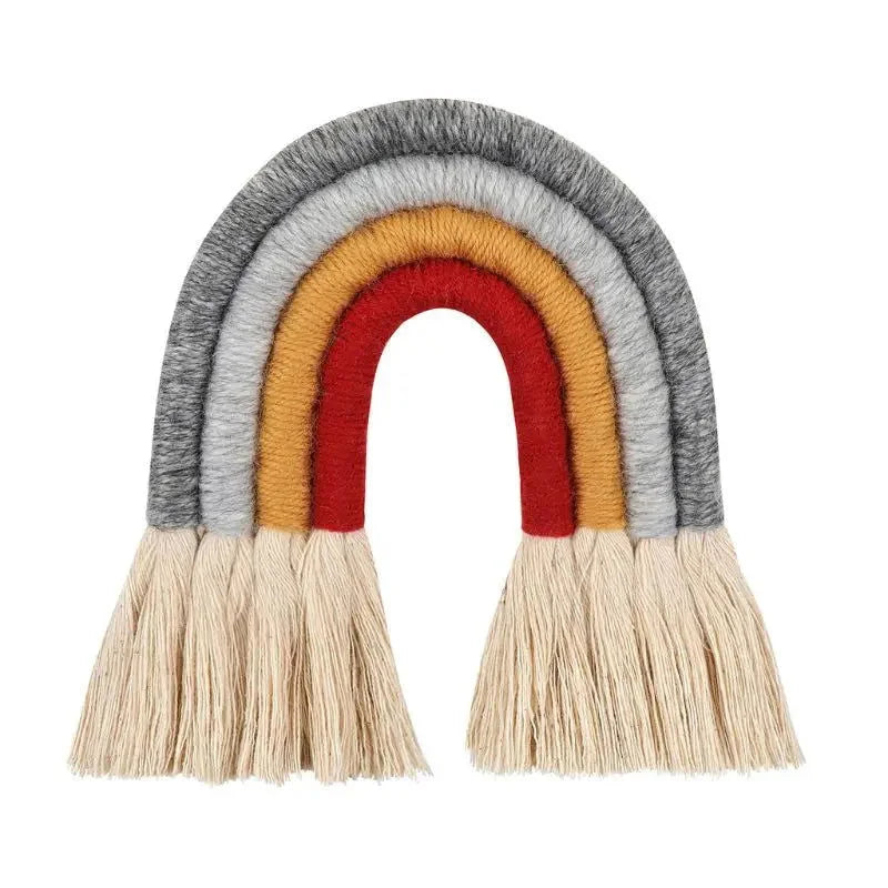 Decoração Boho Arco-Íris de Macramê Ama Mamma - Ama Mamma