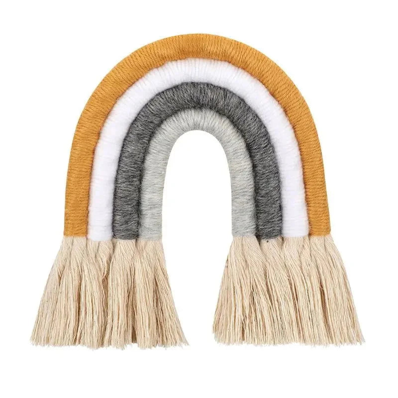 Decoração Boho Arco-Íris de Macramê Ama Mamma - Ama Mamma