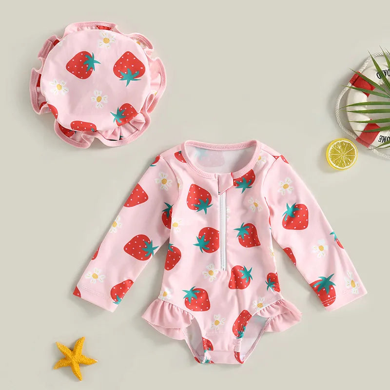 Maiô Bebê Infantil Moranguinho - Ama Mamma