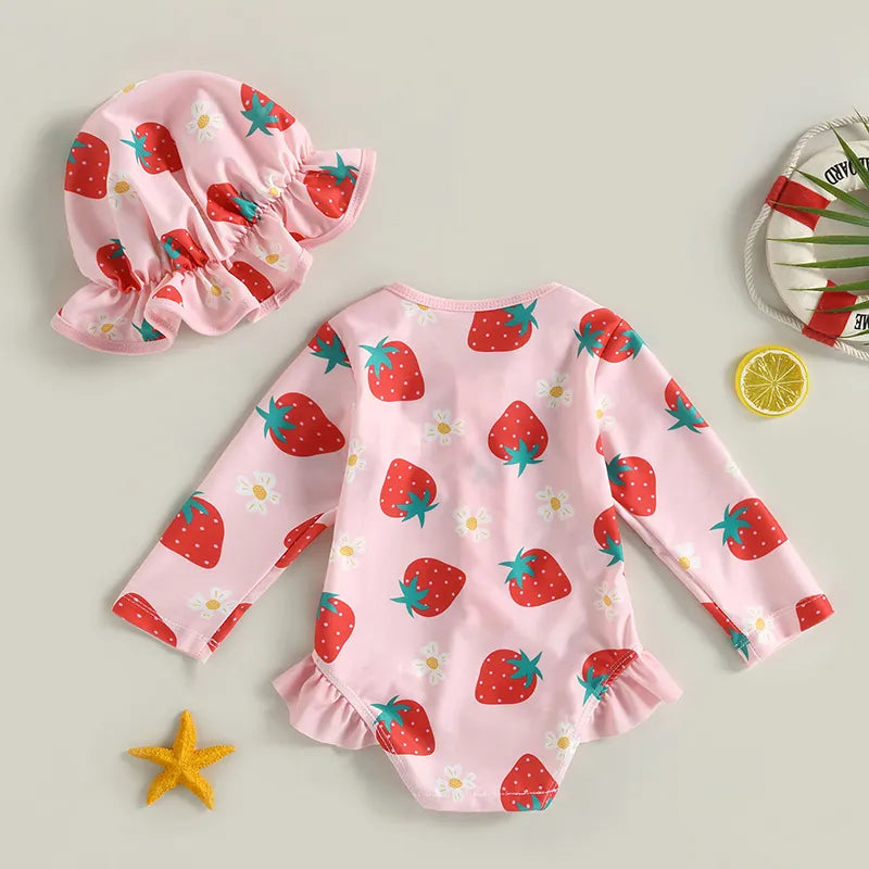 Maiô Bebê Infantil Moranguinho - Ama Mamma