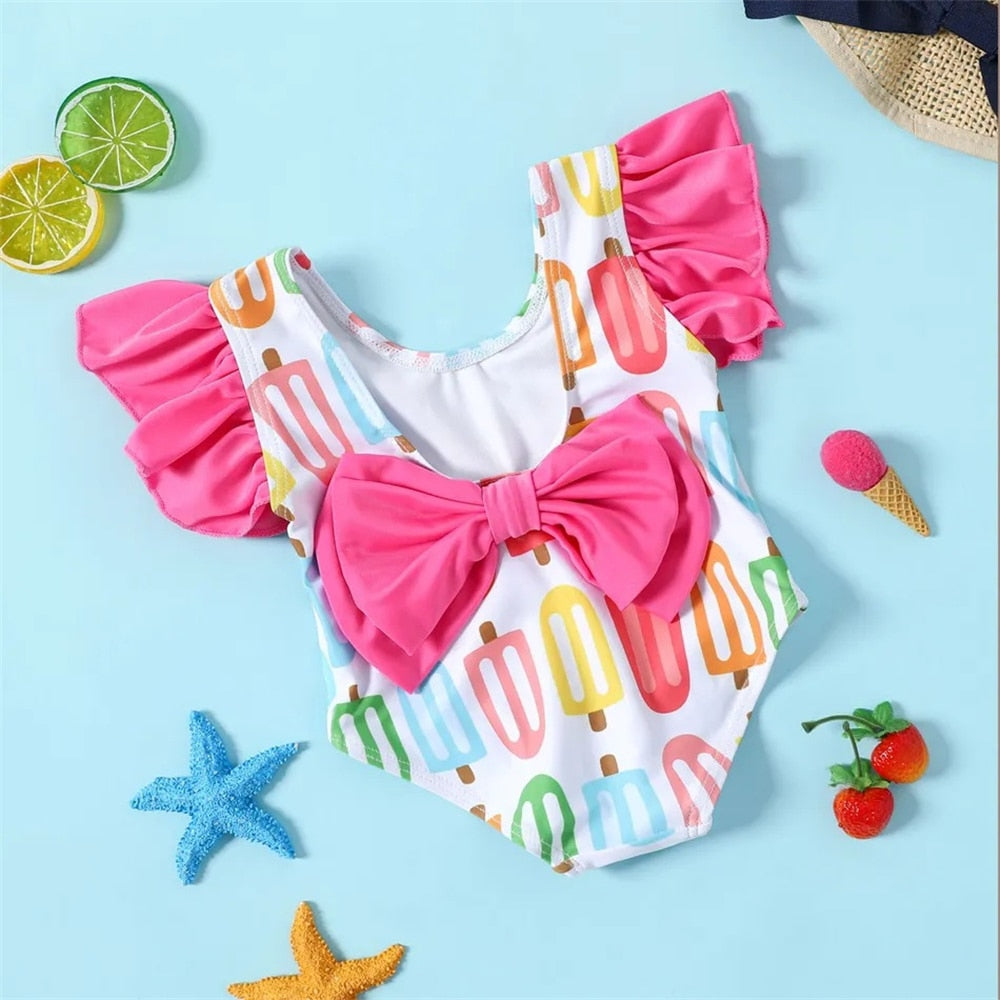 Maiô Bebê Infantil Picolé Laço - Ama Mamma