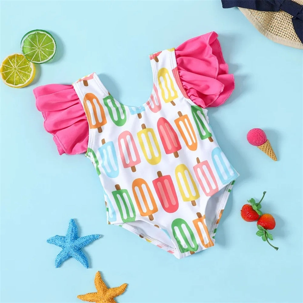 Maiô Bebê Infantil Picolé Laço - Ama Mamma
