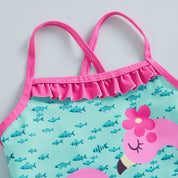 Maiô Praia Infantil Flamingo - Ama Mamma