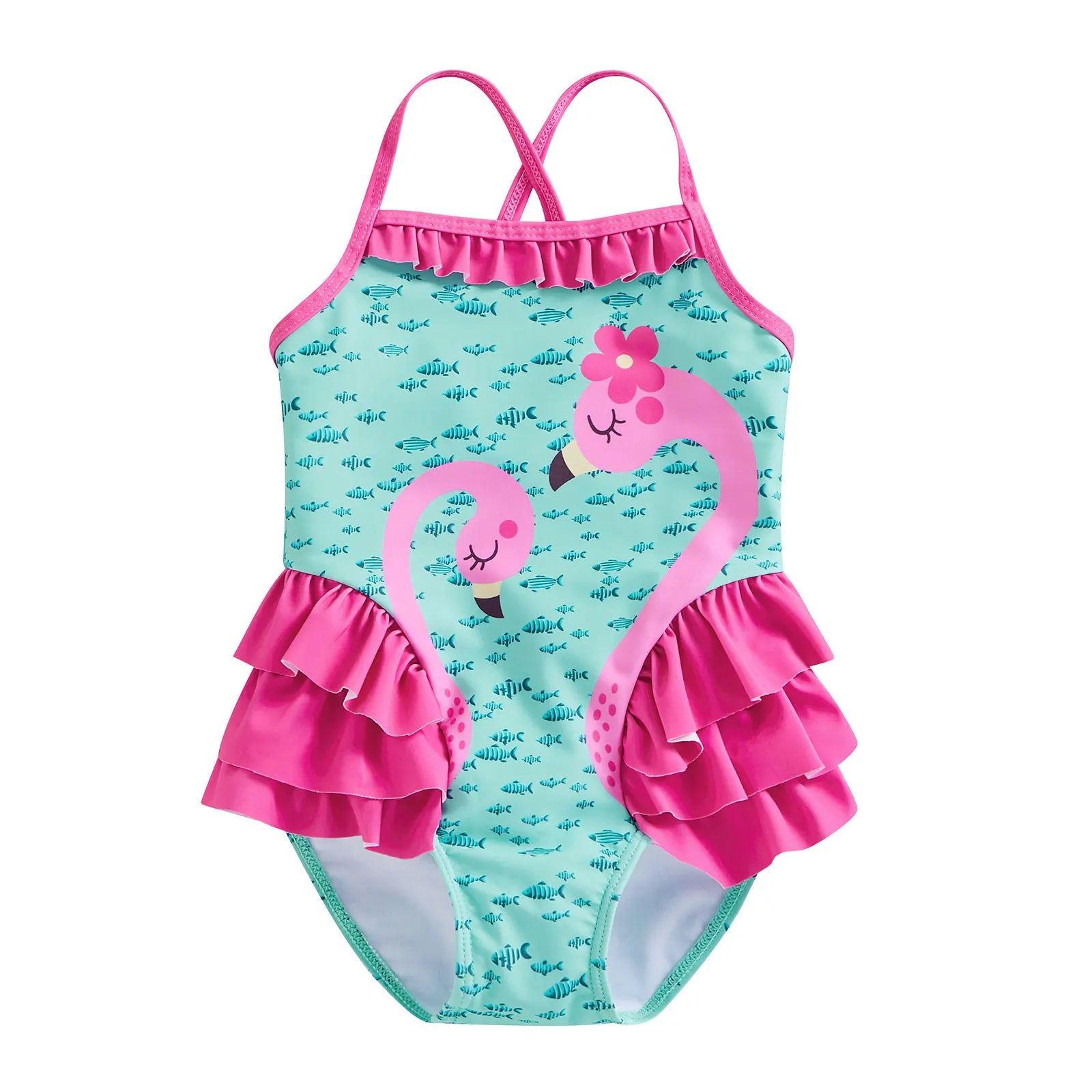 Maiô Praia Infantil Flamingo - Ama Mamma