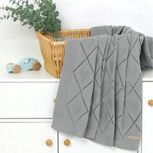 Cobertor Tricot Charmoso Heart Ama Mamma - Ama Mamma