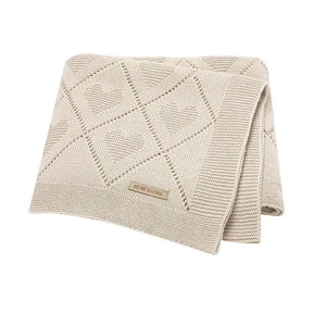 Cobertor Tricot Charmoso Heart Ama Mamma - Ama Mamma