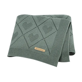 Cobertor Tricot Charmoso Heart Ama Mamma - Ama Mamma