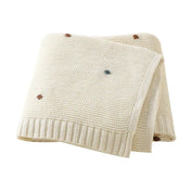 Manta Tricot com Bolinhas Coloridas para Bebê Ama Mamma - Ama Mamma