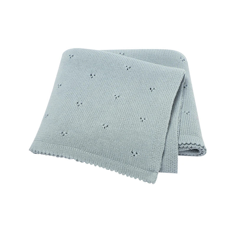 Manta Tricotada Sophie Cobertor do Bebê - Ama Mamma