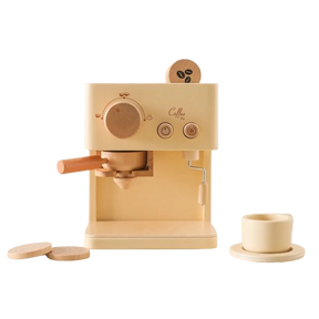 Cozinha Montessori - Máquina de Café Expresso de Madeira - Ama Mamma