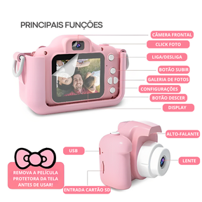 Mini Câmera Digital Infantil - O Mundo pela Lente dos Pequenos - Ama Mamma