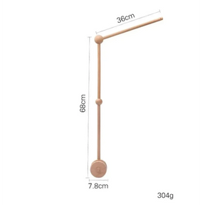Mobile de Berço Estimulante com Chocalhos e Suporte de Madeira Ama Mamma - Ama Mamma