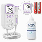 Monitor Doppler Fetal Portátil com Gel + Pilhas Grátis