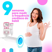 Monitor Doppler Fetal Portátil Para Gestante - Ama Mamma
