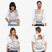 Canguru Ergobaby 4 Posições Omni 360 Air Mesh - Pearl Grey
