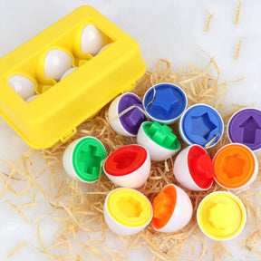 Ovos de Encaixar Divertidos Brinquedo Educativo - Ama Mamma