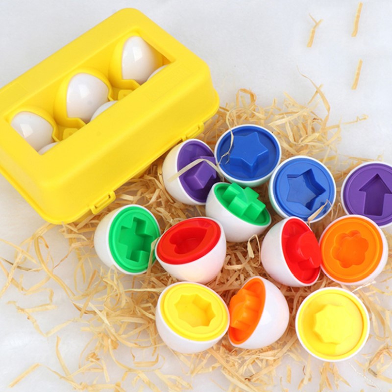Ovos de Encaixar Divertidos Brinquedo Educativo - Ama Mamma