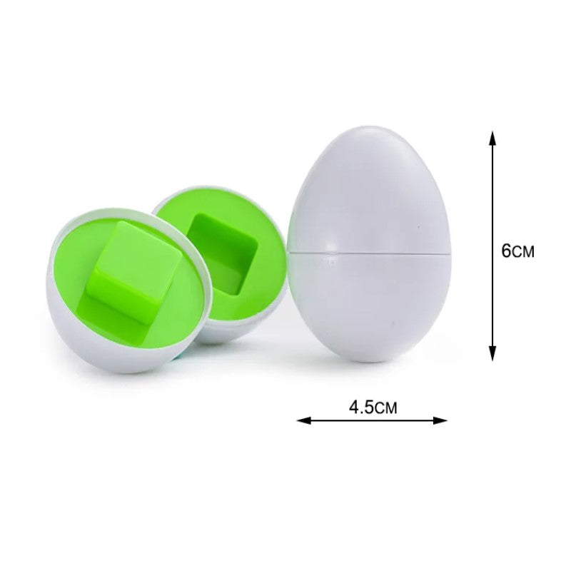 Ovos de Encaixar Divertidos Brinquedo Educativo - Ama Mamma