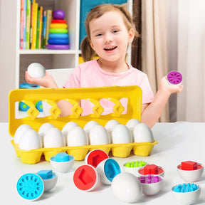 Ovos de Encaixar Divertidos Brinquedo Educativo - Ama Mamma