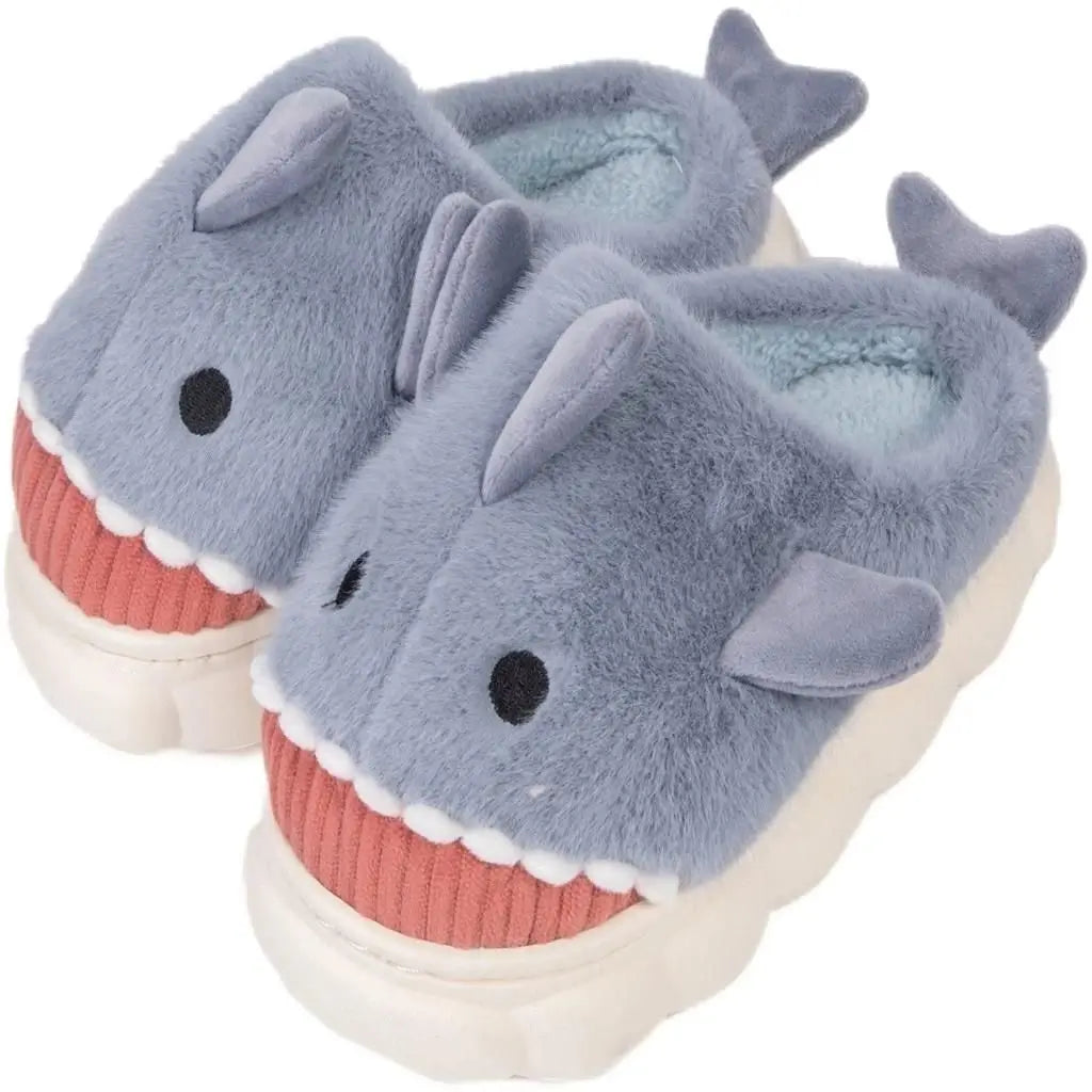 Pantufa Infantil Baby Shark Tubarão Antiderrapante