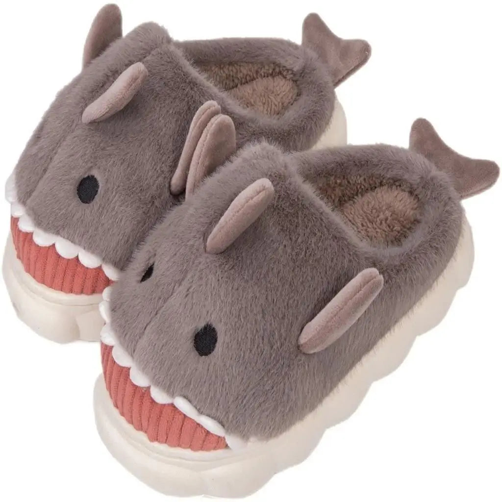 Pantufa Infantil Baby Shark Tubarão Antiderrapante