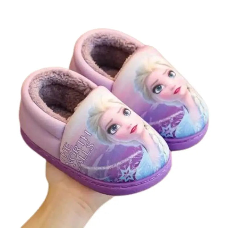Pantufa Infantil Frozen Elsa Antiderrapante Menina